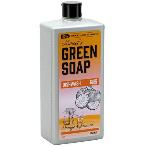 M.Green soap Afwasmiddel sinaasappel & jasmijn 500ml